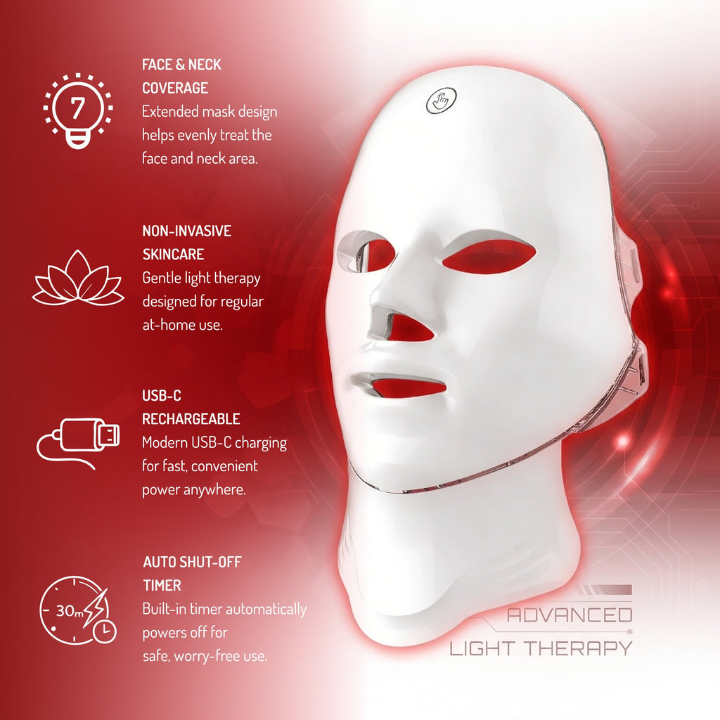 7-in-1 Led Light Therapy Mask for Face & Neck-1