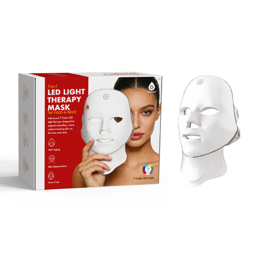 7-in-1 Led Light Therapy Mask for Face & Neck-0