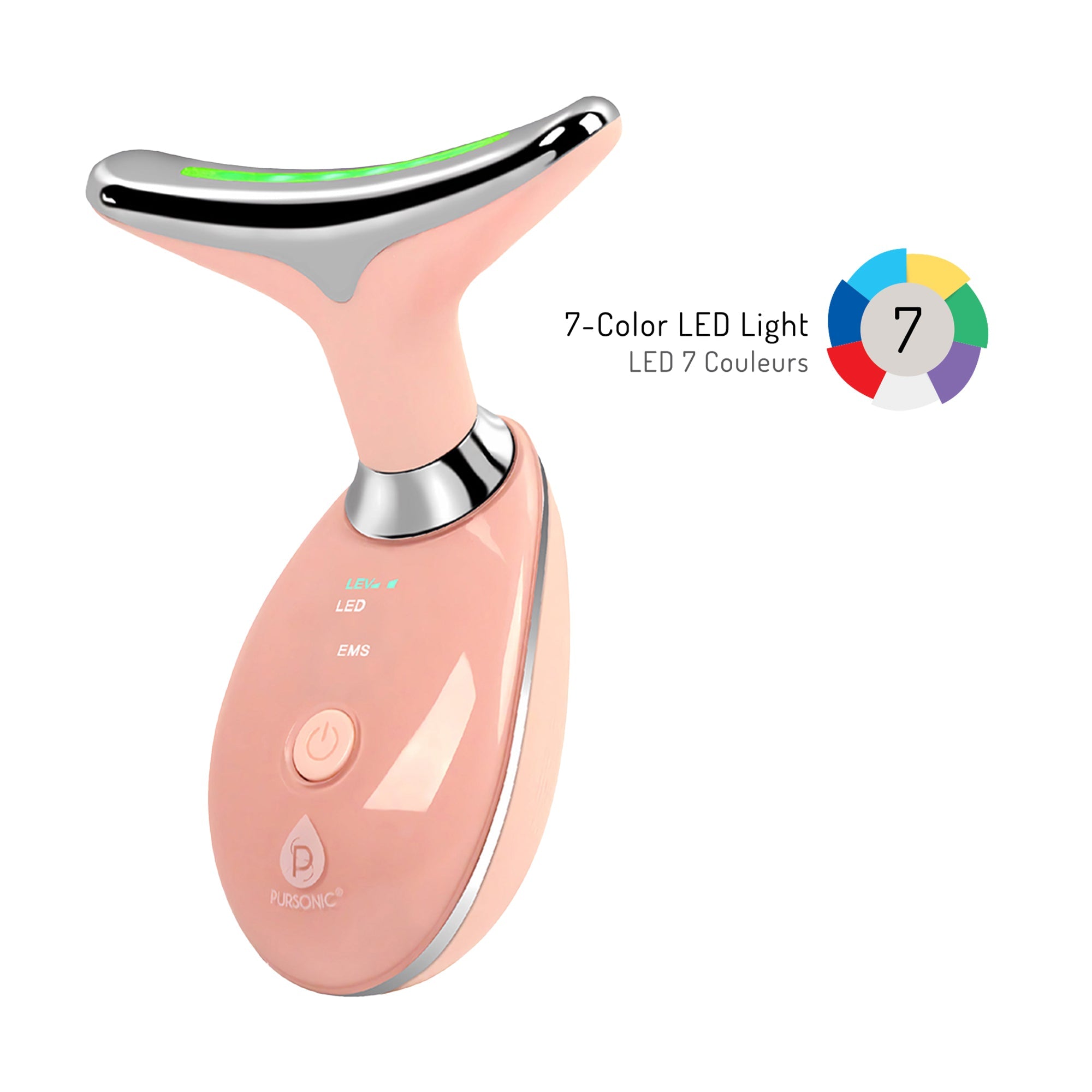 Pursonic 7-in-1 LED Light Therapy Face Mask & LED Light Sculpting Wand-1