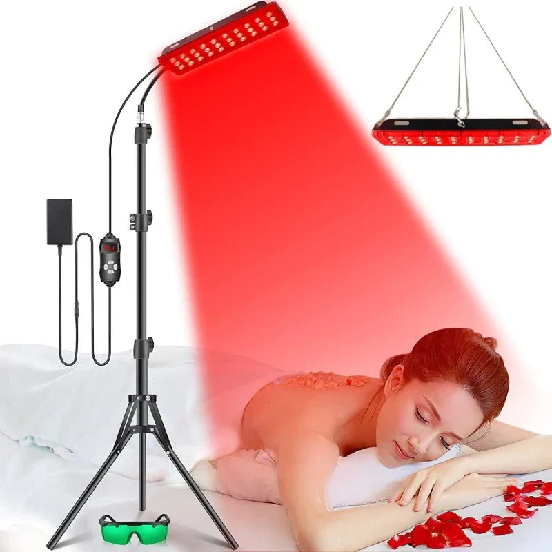 NNEOBA Red & Near Infrared Light Therapy Lamp for Body & Face-0